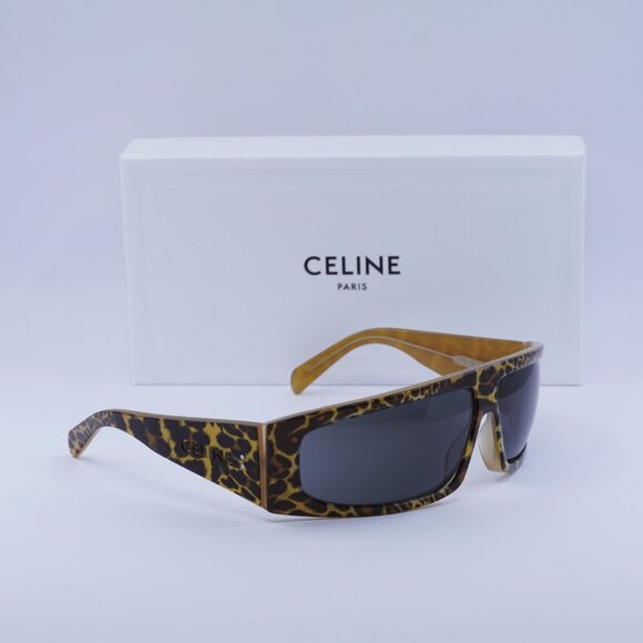 Final Price! Celine CL40291I 99A Leopard/Smoke Sunglasses - Picture 4 of 8